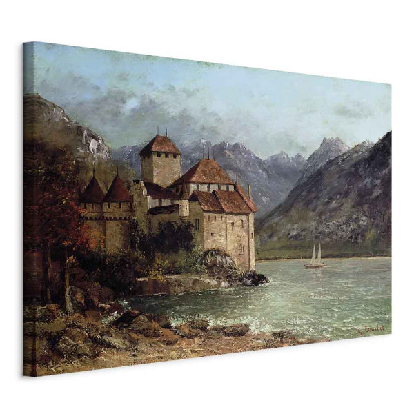 Obraz Zamek Chillon 60 x 40 cm 597598