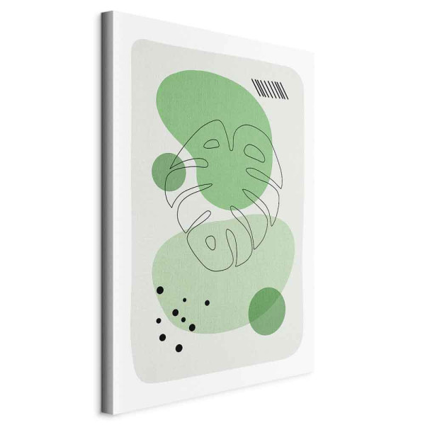 Obraz Zielona Monstera 40 x 60 cm 592084