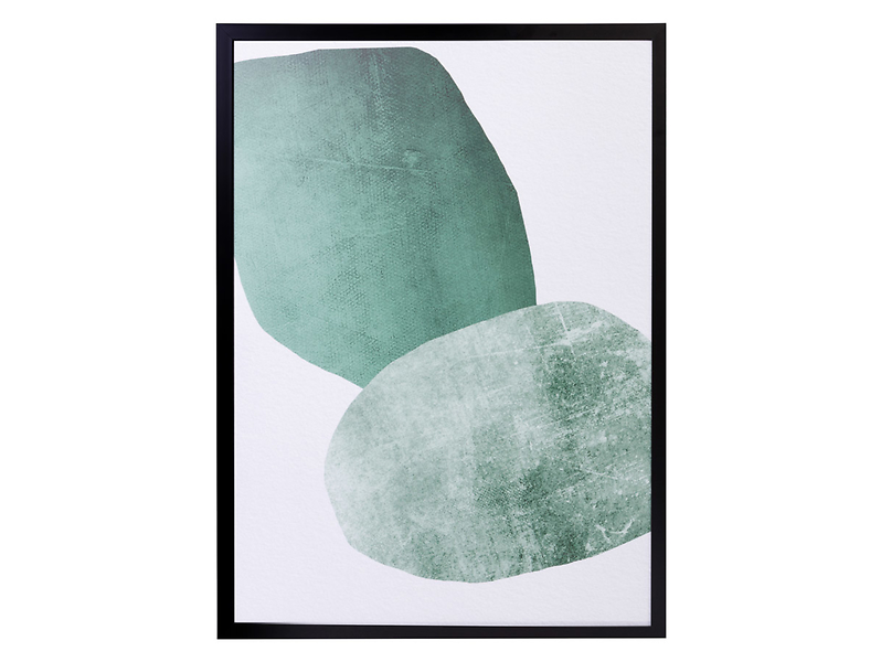 Obraz Zielone Bryły 50x70 cm 47746