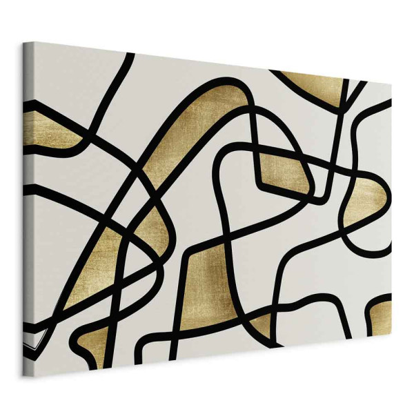 Obraz Złota spirala 60 x 40 cm 593261