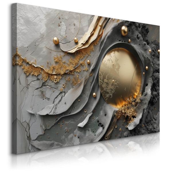 Obraz Złote Elementy W Stylu Glamour 120x80cm 647617