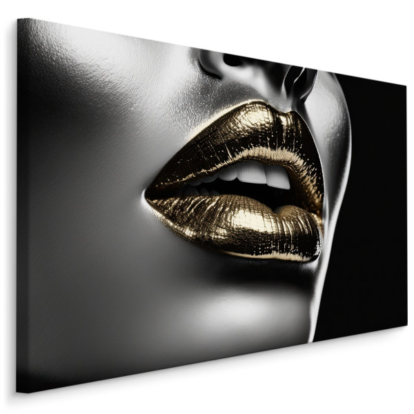 Obraz Złote Usta Srebrna Twarz 70x50cm 106832