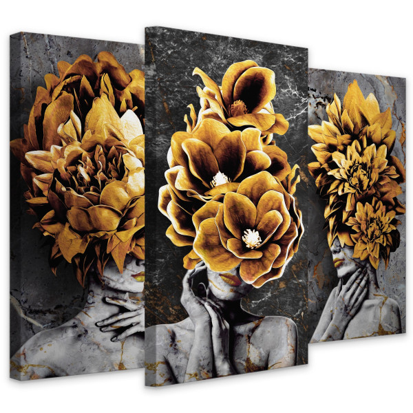 Obrazy Canvas Trzy Abstrakcyjne Portrety Kobiet 117390
