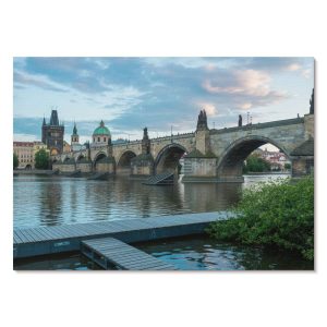 Obrazy na płótnie A4 Most nad rzeką architektura spokój projektu Qu 1013082 Obrazy na płótnie A4 Most nad rzeką architektura spokój projektu Qu 1013082