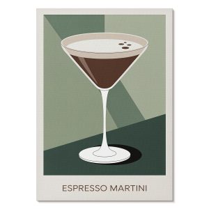 Obrazy na płótnie A4 Nowoczesne martini w zieleni projektu Amari 1007393 Obrazy na płótnie A4 Nowoczesne martini w zieleni projektu Amari 1007393