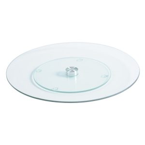 Obrotowa szklana patera KESPER, Ø 35 cm 959674