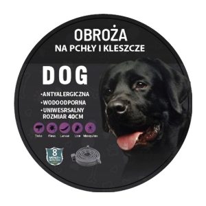 Obroża przeciw pchłom i kleszczom dla psa i kota 8 miesięcy ochrony 40 cm 963482 Obroża przeciw pchłom i kleszczom dla psa i kota 8 miesięcy ochrony 40 cm 963482