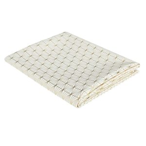 OBRUS 140×250 cm Geometric Dore BIAŁY W ZŁOTE WZORY 135296 OBRUS 140×250 cm Geometric Dore BIAŁY W ZŁOTE WZORY 135296
