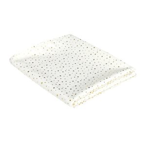 OBRUS 140×250 cm Star Dore Z POLIESTRU biały w złote wzory 382255 OBRUS 140×250 cm Star Dore Z POLIESTRU biały w złote wzory 382255