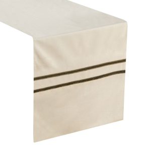 Obrus glen 4 35×140 cm kremowy 990375 Obrus glen 4 35×140 cm kremowy 990375