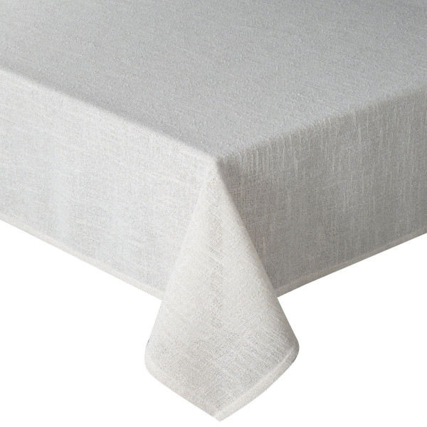 Obrus INES 12 140x220 cm kremowy tkanina złota nitka elegancja 1021293