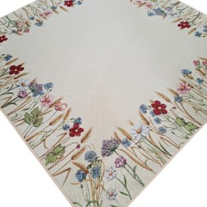 Obrus Na Stół 100X100 Cm Ozdobny Dekoracyjny Grano Natural 567834 Obrus Na Stół 100X100 Cm Ozdobny Dekoracyjny Grano Natural 567834