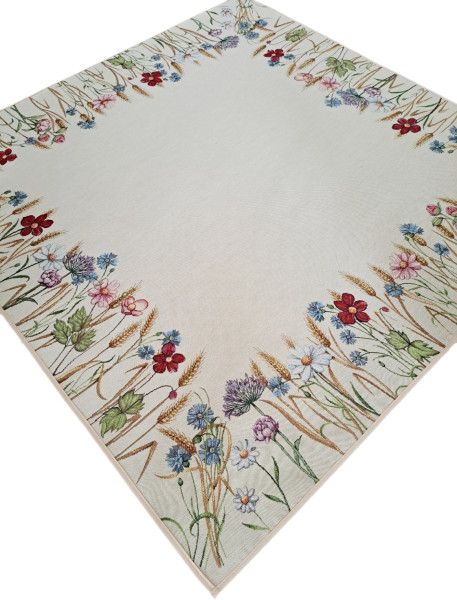 Obrus Na Stół 100X100 Cm Ozdobny Dekoracyjny Grano Natural 567834