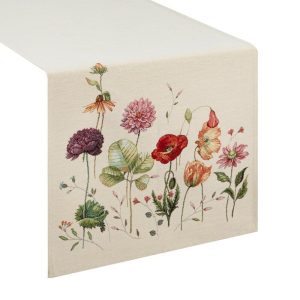 Obrus na stół Bieżnik gobelinowy 1239/NAT 45×140 cm gruby 410935 Obrus na stół Bieżnik gobelinowy 1239/NAT 45×140 cm gruby 410935