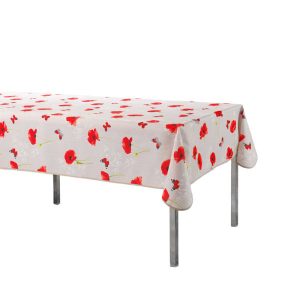 Obrus na stół prostokątny SWEET POPPY, w maki, 150 x 240 cm 147086 Obrus na stół prostokątny SWEET POPPY, w maki, 150 x 240 cm 147086