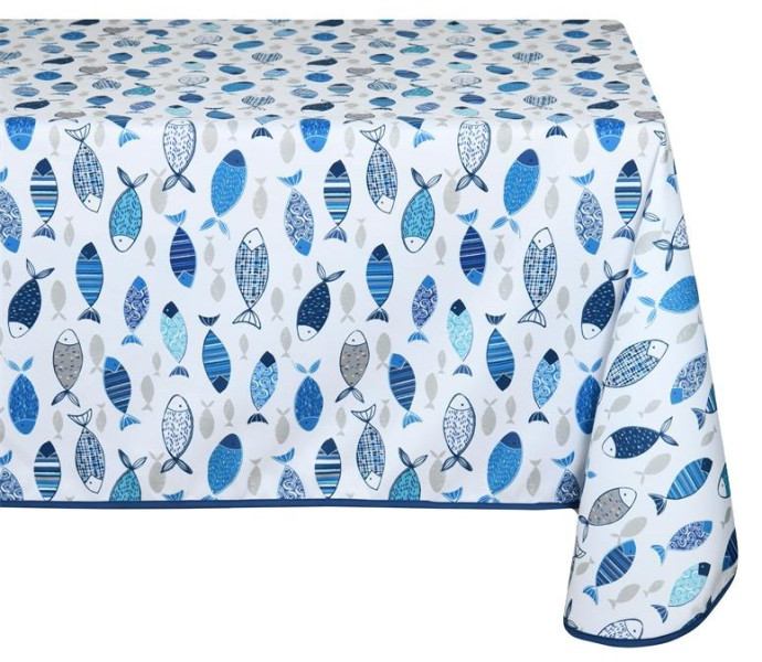 Obrus ogrodowy fletan 140x240 cm rybki maritime 699228