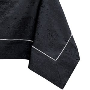 Obrus Plamoodporny VESTA Mankiet + Lamówka 140×220 Czarny AmeliaHome 926820 Obrus Plamoodporny VESTA Mankiet + Lamówka 140×220 Czarny AmeliaHome 926820