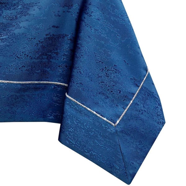 Obrus Plamoodporny VESTA Mankiet + Lamówka 140x320 Indygo AmeliaHome 926770