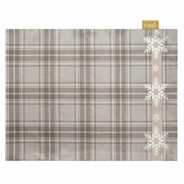 Obrus podkładka świąteczny 30x40 Holly beżowy komplet 4 szt. 755350