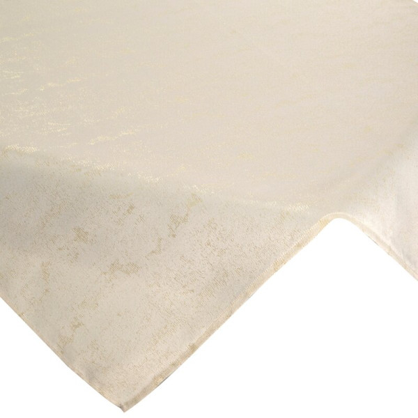 Obrus serweta 85x85 Sparkle kremowa ze złotym połyskiem 990368