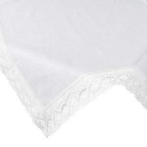 Obrus SUSAN bawełna biały 85×85 cm koronka elegancki 925448 Obrus SUSAN bawełna biały 85×85 cm koronka elegancki 925448