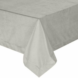 Obrus Welwetowy MELINDA 140×220 Srebrny Glamour 723747