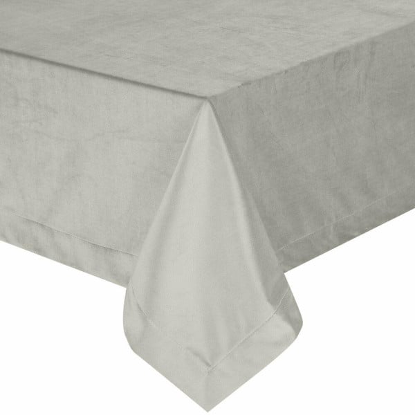 Obrus Welwetowy MELINDA 140x220 Srebrny Glamour 723747