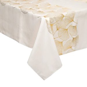 Obrus z wzorem miłorzębu GINKO, 140 x 240 cm 147085