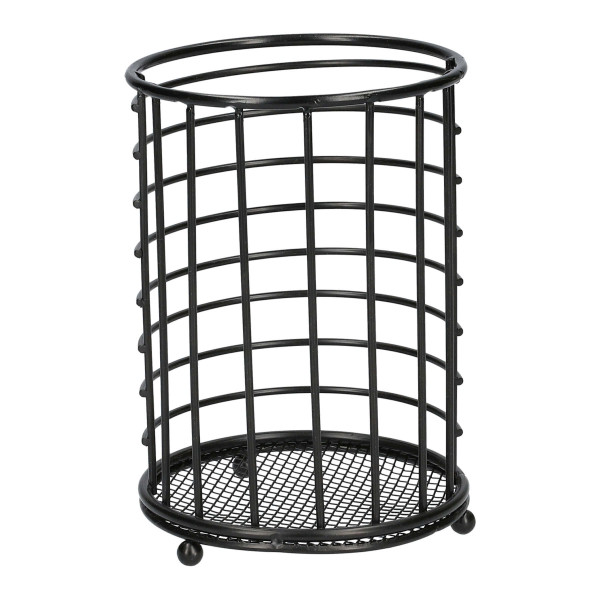 Ociekacz CRUSHER na sztućce, czarny 11x15 cm HOMLA 954391