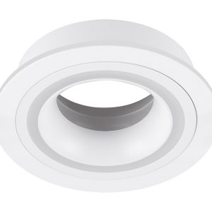 Oczko Indi aluminiowe białe 178477