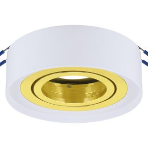 Oczko Odyn C aluminiowe biało-złote 344882 Oczko Odyn C aluminiowe biało-złote 344882