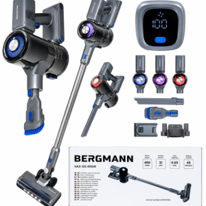 Odkurzacz Pionowy Bezprzewodowy BERGMANN HAX 125 450W 967311 Odkurzacz Pionowy Bezprzewodowy BERGMANN HAX 125 450W 967311