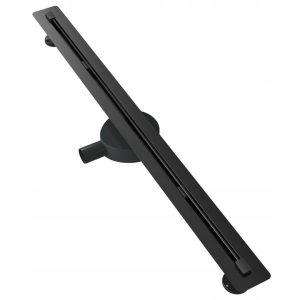 Odpływ liniowy pod płytkę 100 cm stal syfon Luno czarny 346060