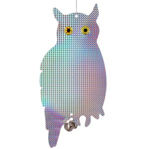 Odstraszacz na ptaki z dzwonkiem hologram wiszący odblaskowa 394657 Odstraszacz na ptaki z dzwonkiem hologram wiszący odblaskowa 394657