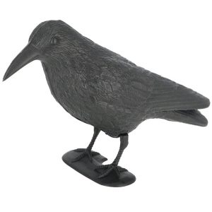 Odstraszacz ptaków czarny 22 cm wrona figurka na balkon 949266