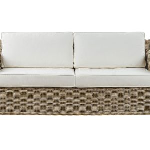 Ogrodowa sofa rattanowa z poduszkami 572138 Ogrodowa sofa rattanowa z poduszkami 572138