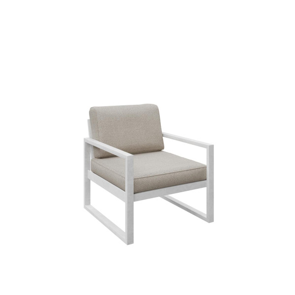 Ogrodowy fotel ALICANTE Kremowa elegancja 1049032
