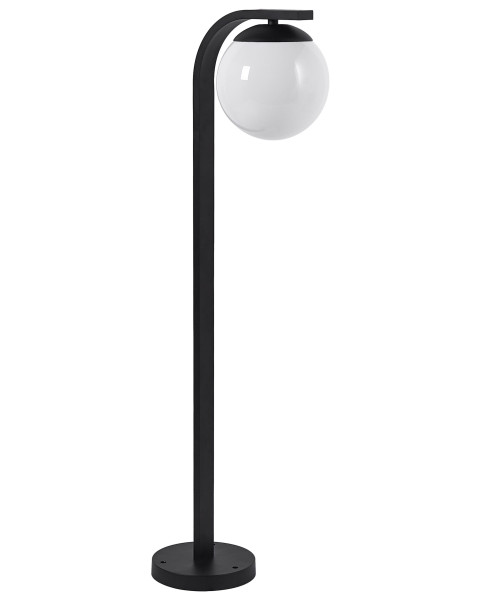 Ogrodowy słupek oświetleniowy lampa czarna 376374