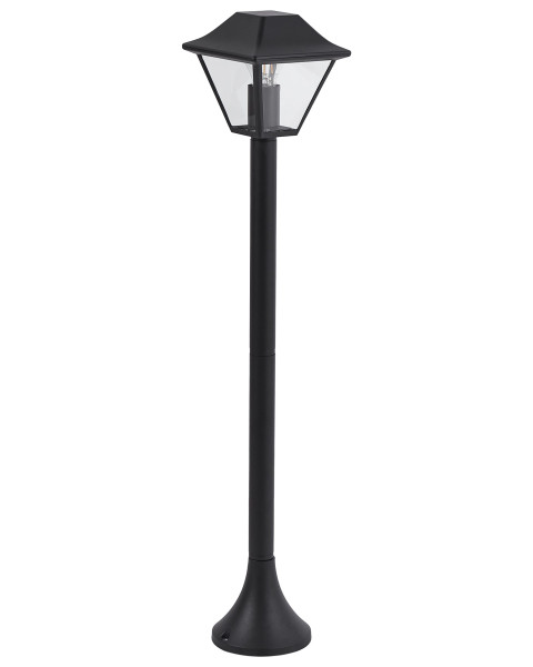 Ogrodowy słupek oświetleniowy lampa czarna 376373