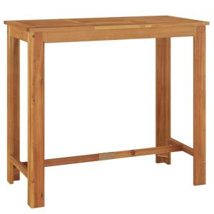 Ogrodowy stolik barowy Brąz 120 x 60 x 105 cm Drewno vidaXL 406514