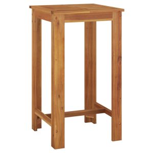 Ogrodowy stolik barowy Brąz 60 x 60 x 105 cm Drewno vidaXL 406562 Ogrodowy stolik barowy Brąz 60 x 60 x 105 cm Drewno vidaXL 406562