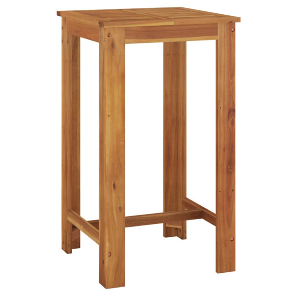 Ogrodowy stolik barowy Brąz 60 x 60 x 105 cm Drewno vidaXL 406562