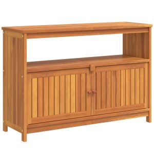 Ogrodowy stolik konsolowy, 110x35x75 cm, lite drewno akacjowe 630634 Ogrodowy stolik konsolowy, 110x35x75 cm, lite drewno akacjowe 630634
