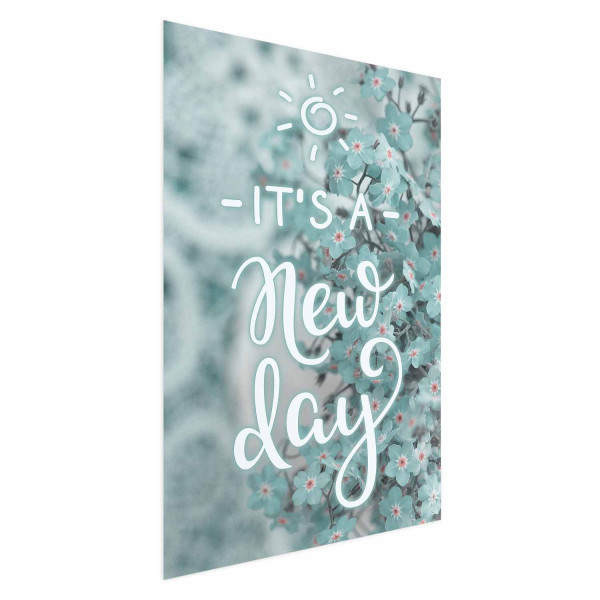 Plakat New day 60x90 cm 586370