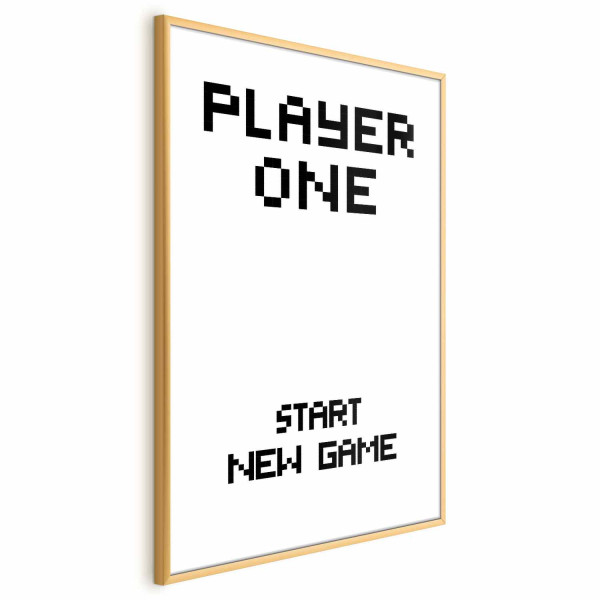 Plakat New game 21x30 cm 580647