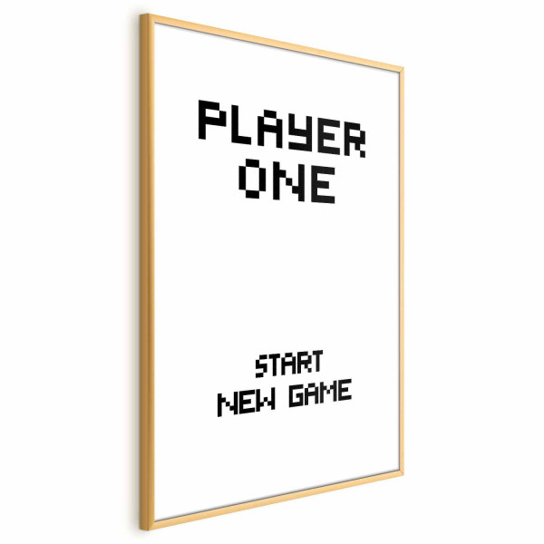 Plakat New game 29,7x42 cm 589004