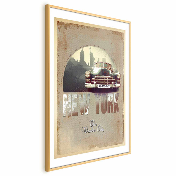 Plakat New York 60x90 cm 586676