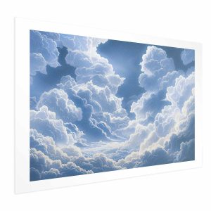 Plakat Niebo i puchate chmury 30×21 cm 579245 Plakat Niebo i puchate chmury 30×21 cm 579245