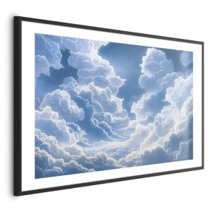 Plakat Niebo i puchate chmury 30×21 cm 588751 Plakat Niebo i puchate chmury 30×21 cm 588751