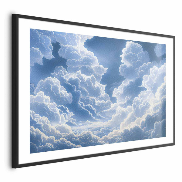 Plakat Niebo i puchate chmury 30x21 cm 588751